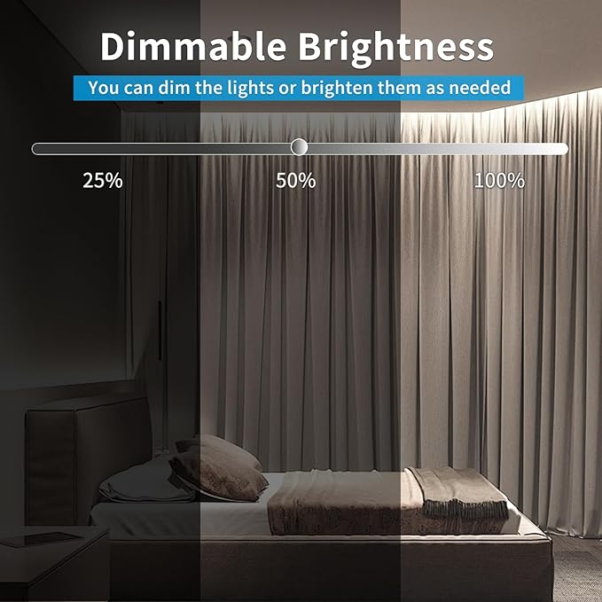 100ft COB LED Strip Lights DC 24V Dimmable 6000K White Flexible LED Tape Light - Image 4
