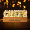 Personalized Cheerleader Photo Collage Night Light – Custom Cheerleader Gift by Thunala
