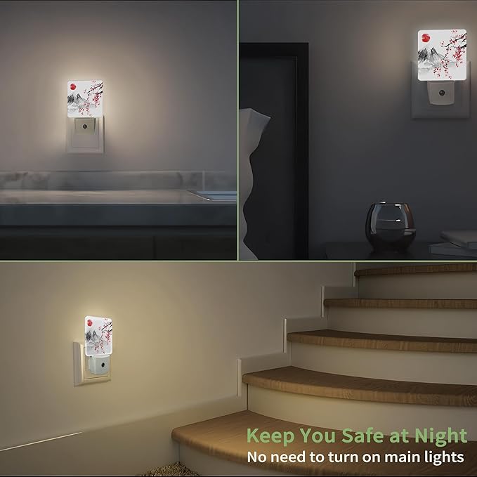 Japanese Mount Fuji Cherry Blossoms Night Light, Japanese Night Light Plug into - Image 7