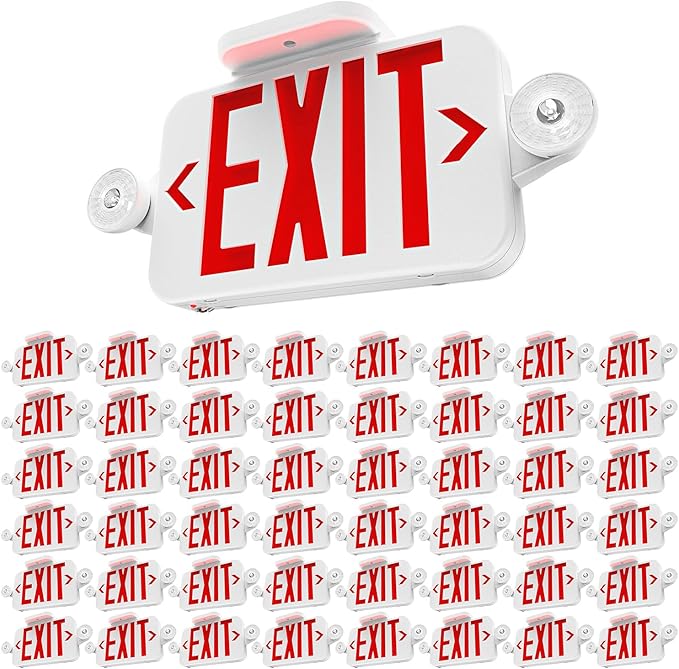Sunco 48 Pack LED Exit Sign by SuncoLighting