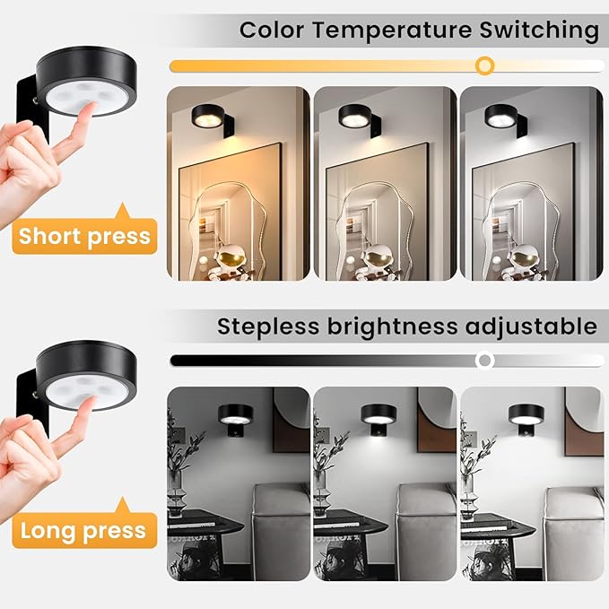 4-Pack Picture Light Battery Operated - Image 4
