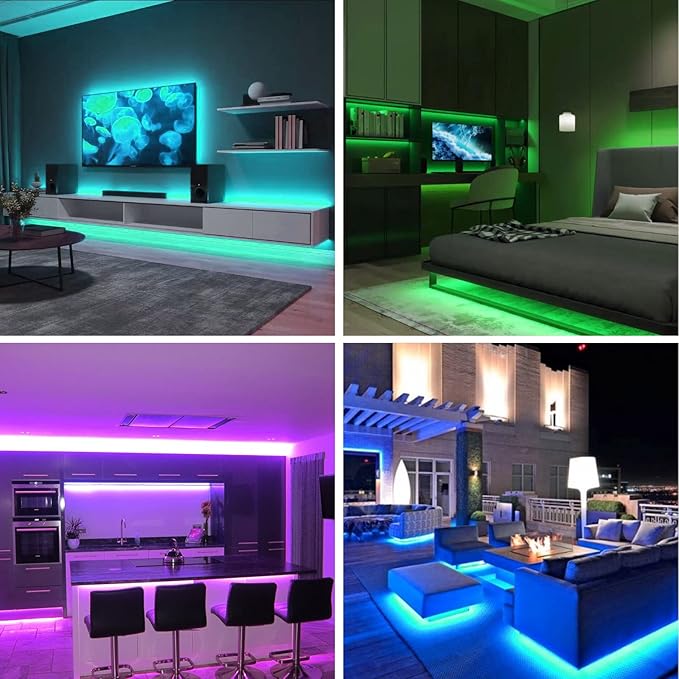 INDARUN RGB COB Led Strip Light 32.FT/10M, COB Led Strip 10mm Width/5760 LEDs - Image 7
