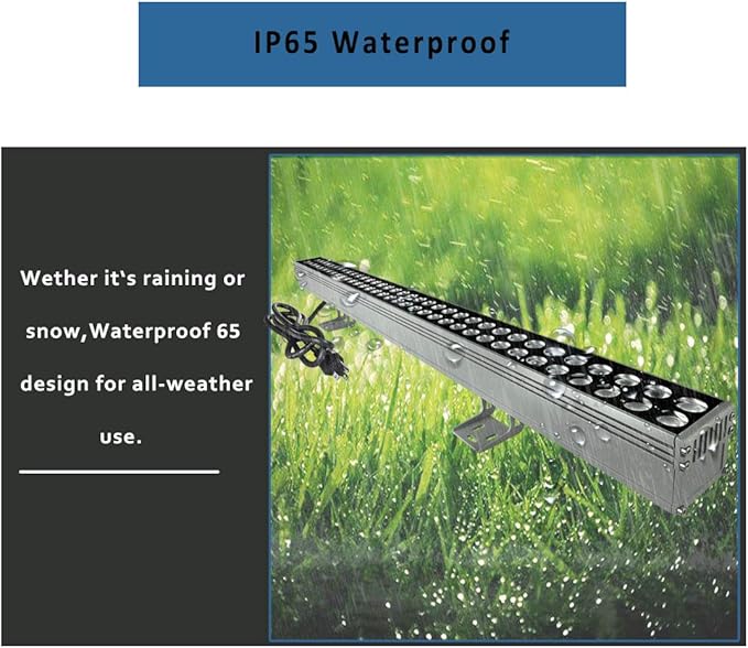 LED Wall Washer Lights-72W 5000K Daylight Wall Wash Lighting, IP65 Waterproof - Image 3