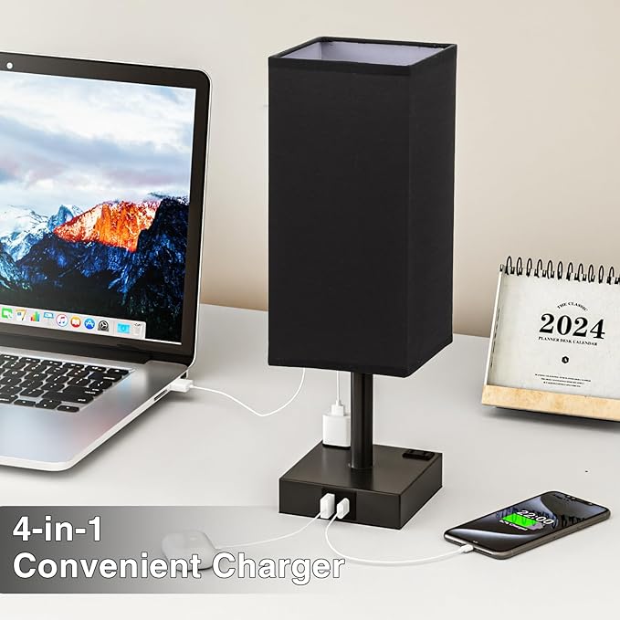 Touch Bedside Table Lamp for Nightstand - Image 4