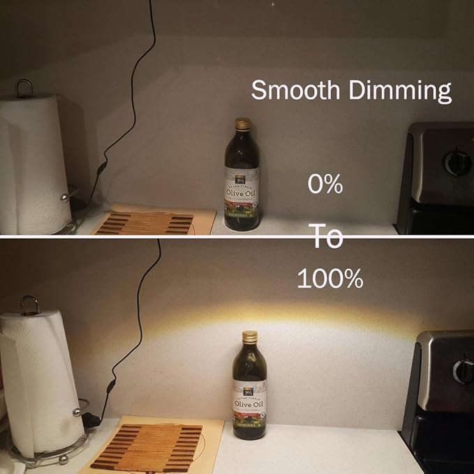 13 inch LED Under Cabinet Lighting, 12V 5W Ultra Thin Plug in Counter Light - Image 6