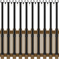 AILBTON 10 Pack 5Ft String Light Poles, Light Poles by AILBTON