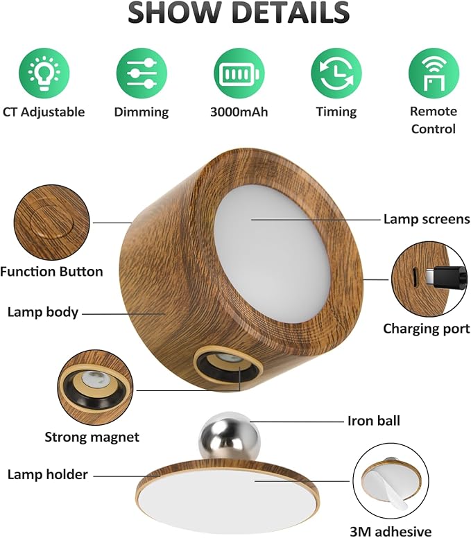Lightbiz LED Wall Lights, Wall Sconces 2 Pcs - Image 6