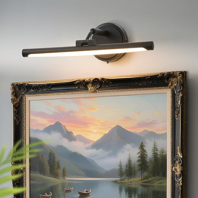 Hardwired Picture Lights For Wall, Led Art Light For Painting, Modern Metal by OYLYW