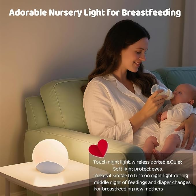 IYT Night Light for Baby, Kids Egg Light Stepless Dimming Touch Night Lamp - Image 6
