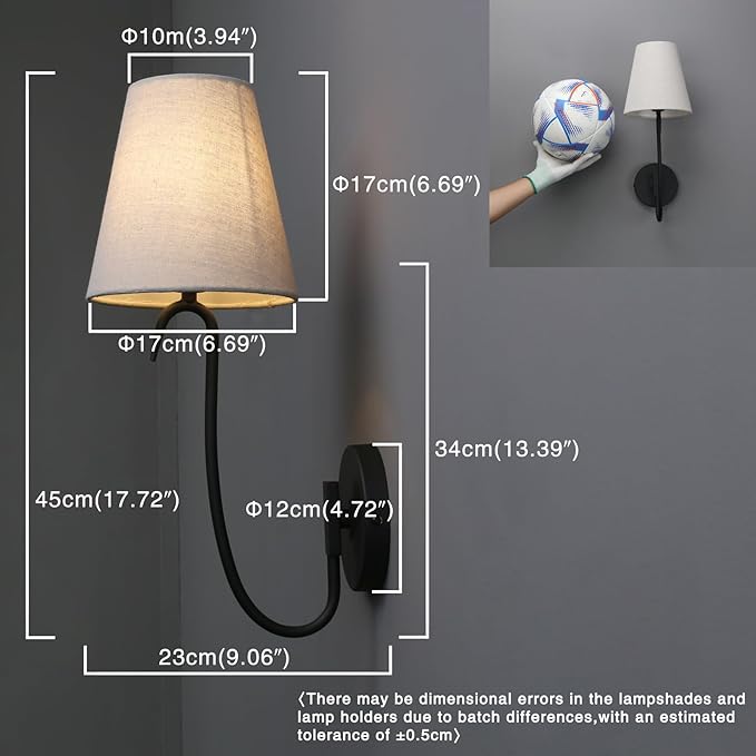 PERMO Matte Black Wall Sconce - Image 6