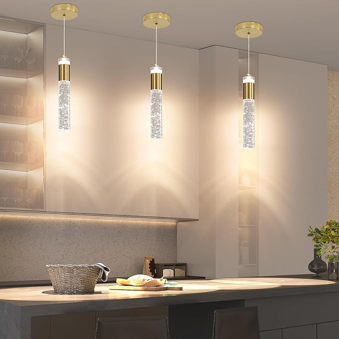 Modern Kitchen Island Pendant Lights, 3 Color 2700K/4500K/6500K, Mini Linear - Image 7