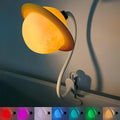Saturn Clip On Lamp Nightlight for Kids Room by ErgoJoJo