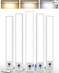 EZVALO 5 Pack Under Cabinet Lighting, 4000mAh Rechargeable Motion Sensor Light by EZVALO