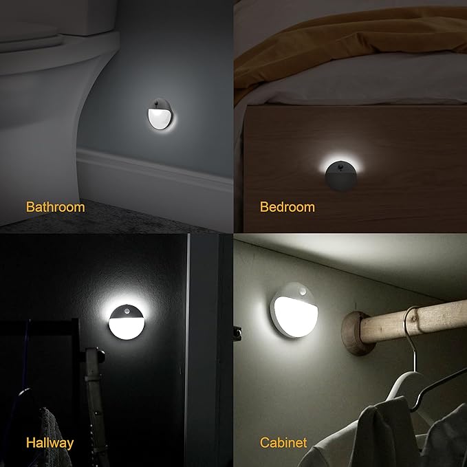 6 Pack Battery Night Light, Toilet Lights, 2.6" Small Motion Senor Light - Image 6