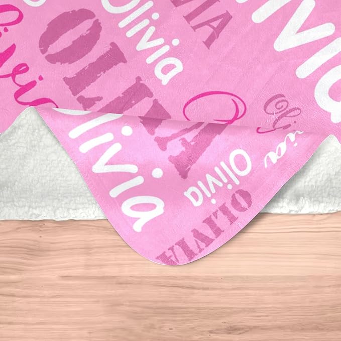 Gudina Personalized Name Blankets and Throws - Image 6