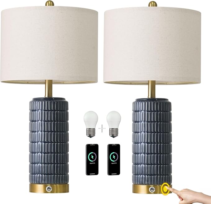 PoKat Touch Bedside Table Lamps - Image 9