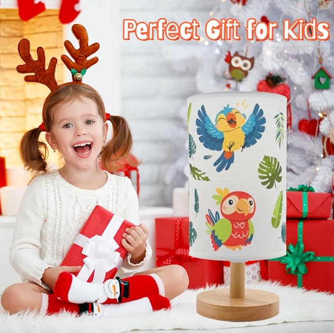 Kids Desk Lamp for Bedroom Bedside, Gift for Boy-3 Color Modes Nightstand Night - Image 8