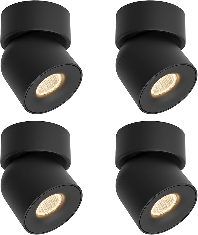 Aisilan 4 Packs LED Dimmable Adjustable 360° Ceiling Spotlight Indoor by AisilanLighting