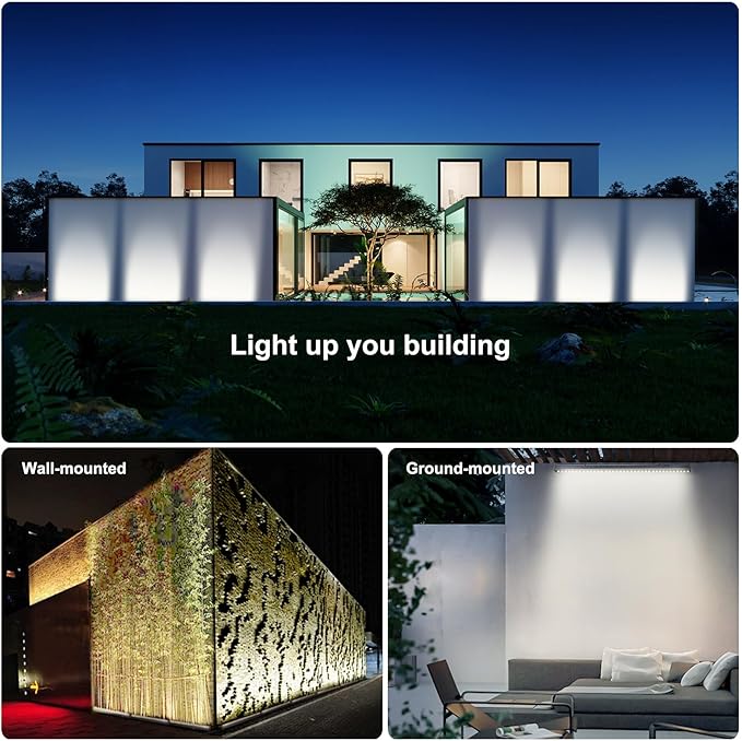 36W Wall Washer Lights, 4000K Neutural White Linear Flood Light, 3.2ft/40 120V - Image 4