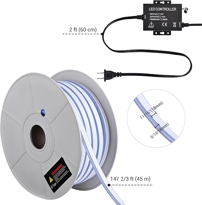 DELight 150FT RGB Neon Rope Lights - Image 9