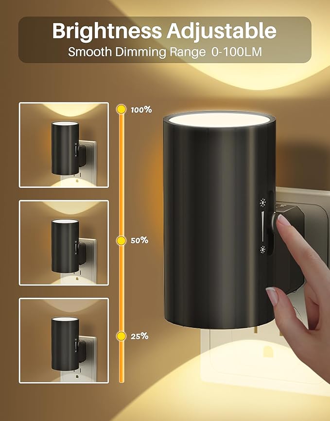 Night Lights Plug into Wall, LED Plug in Night Light, Dusk to Dawn Light Sensor - Image 3