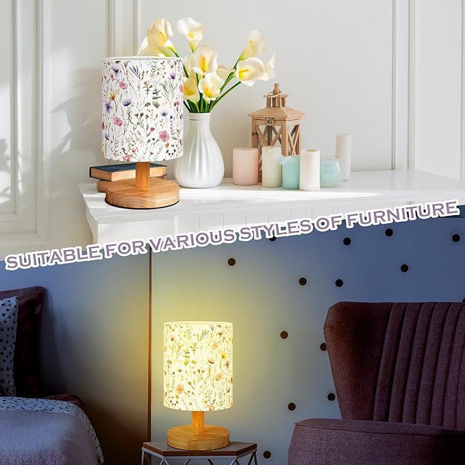 VIHOSE Wildflower Kids Table Lamp - Image 4