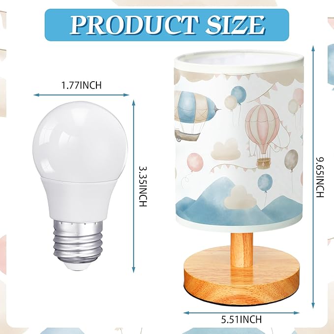 VIHOSE Hot Air Balloon Kids Table Lamp - Image 5