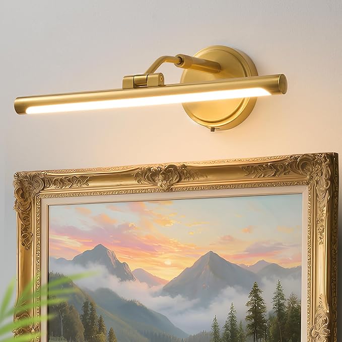 Hardwired Picture Lights For Wall, Led Art Light For Painting, Modern Metal by OYLYW