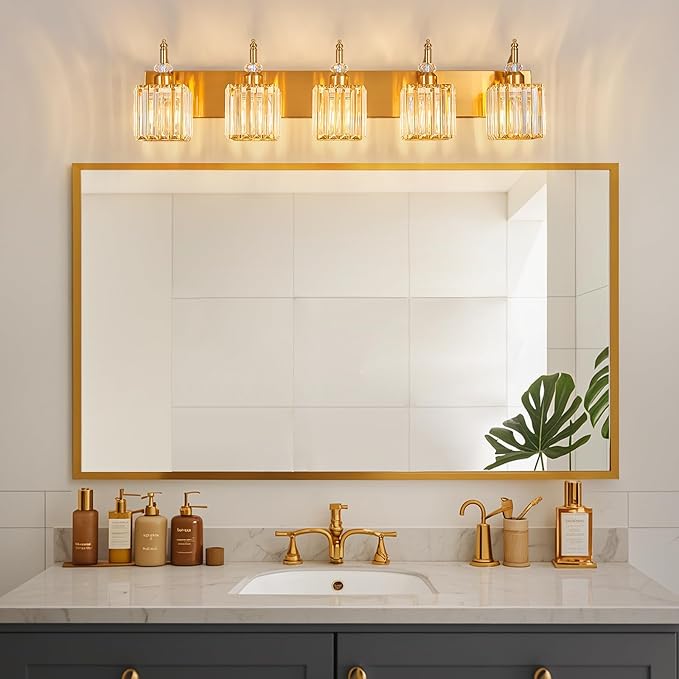 5-Light Crystal Vanity Lights - Image 3