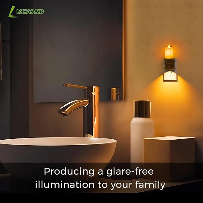 L LOHAS LED Night Light, Flameless Candle Night Light - Image 6