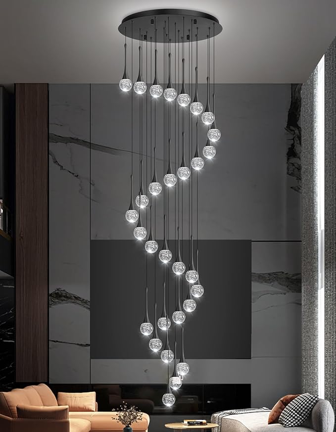 30 Light Modern Glam Crystal Chandelier - Image 9