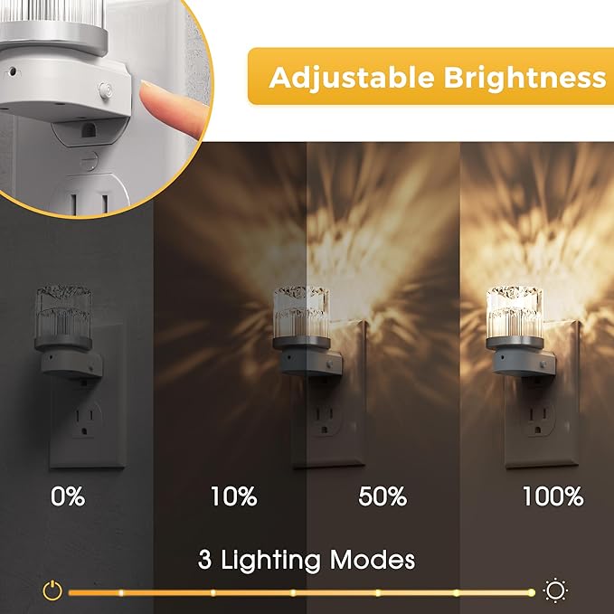 L LOHAS LED Night Light, Night Lights Plug into Wall, 3000K Soft Light LED - Image 3
