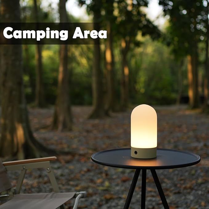 Battery Operated Shower Lamp Waterproof, Small Portable Cordless Table Lamp - Image 8