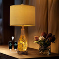 OYEARS 23" USB A+C Table Lamp for Bedroom Living Room Modern Bedside Lamps by OYEARS