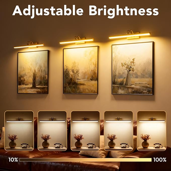Picture Light, Picture Lights for Wall Cordless, Battery Wall Lights for - Image 5