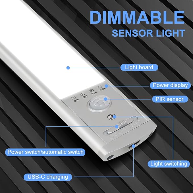 Under Cabinet Lighting, Rechargeable Under Counter Lights - Image 5