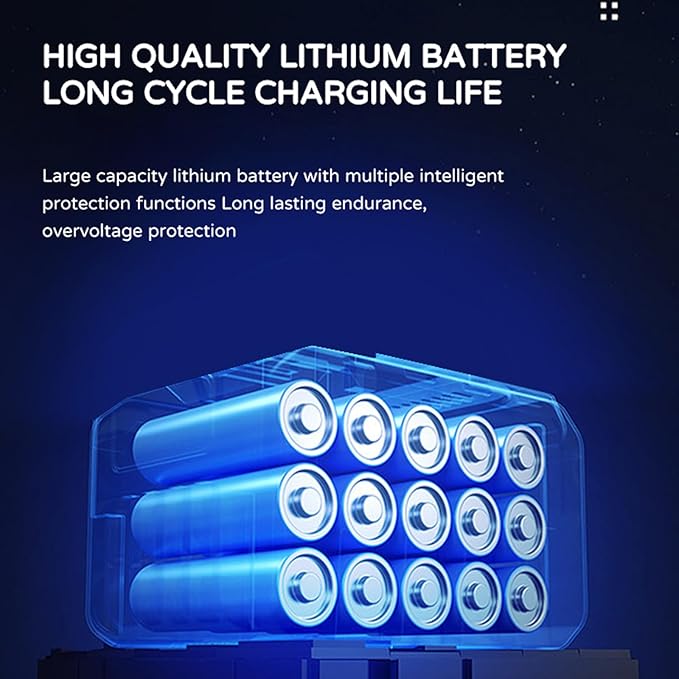 Ocean Wave Projector Light, 16 Color Rechargeable Ocean Lamp, - Image 5