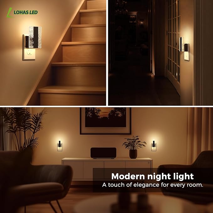 L LOHAS LED Night Lights Plug Into Wall, 2 Pack Night Light - Image 7