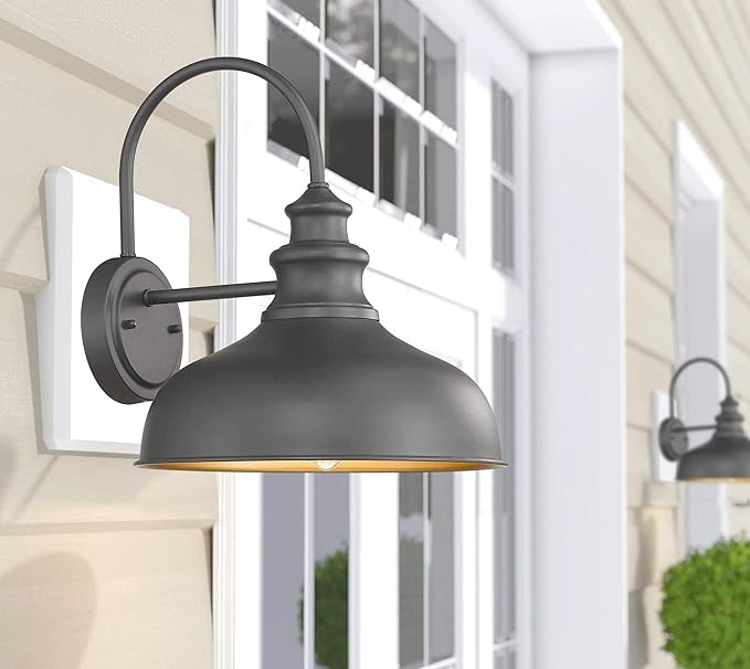 Bestshared Outdoor Barn Light, Outdoor Wall Sconce, Farmhouse Porch Wall lamp - Image 2