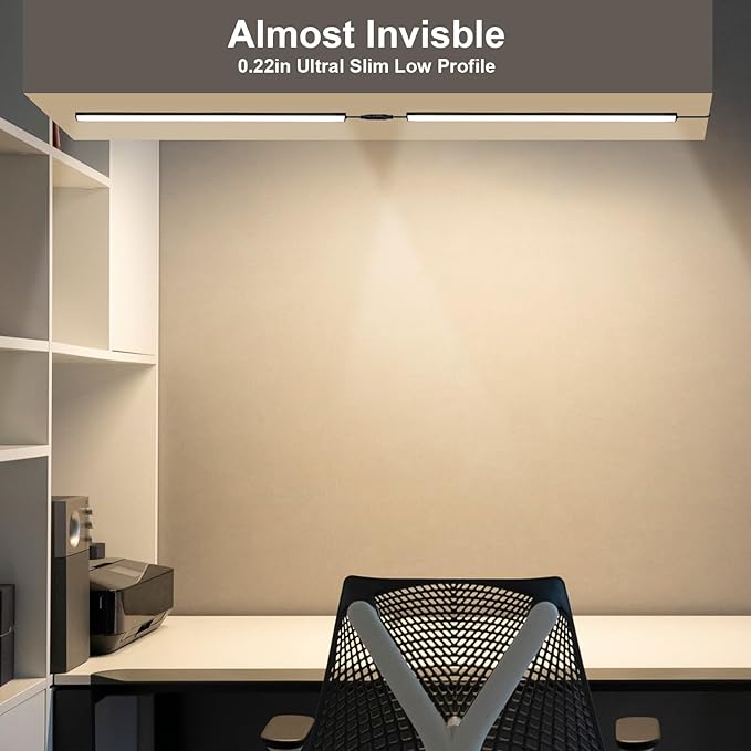 3 Pcs 12 Inch LED Under Cabinet Lighting, Dimmable Closet Light, Plug and Play - Image 2