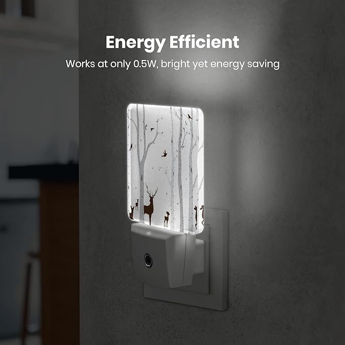 Night Light Plug-in Dusk to Dawn Smart Sensor White Led Nightlight - Image 7