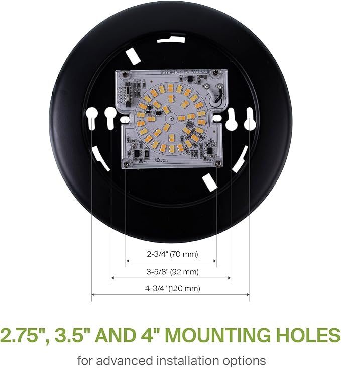 ASD 12 Pack LED Disk Lights 6 Inch, 15W 5CCT 2700K-5000K 1245LM CRI90+ - Image 5