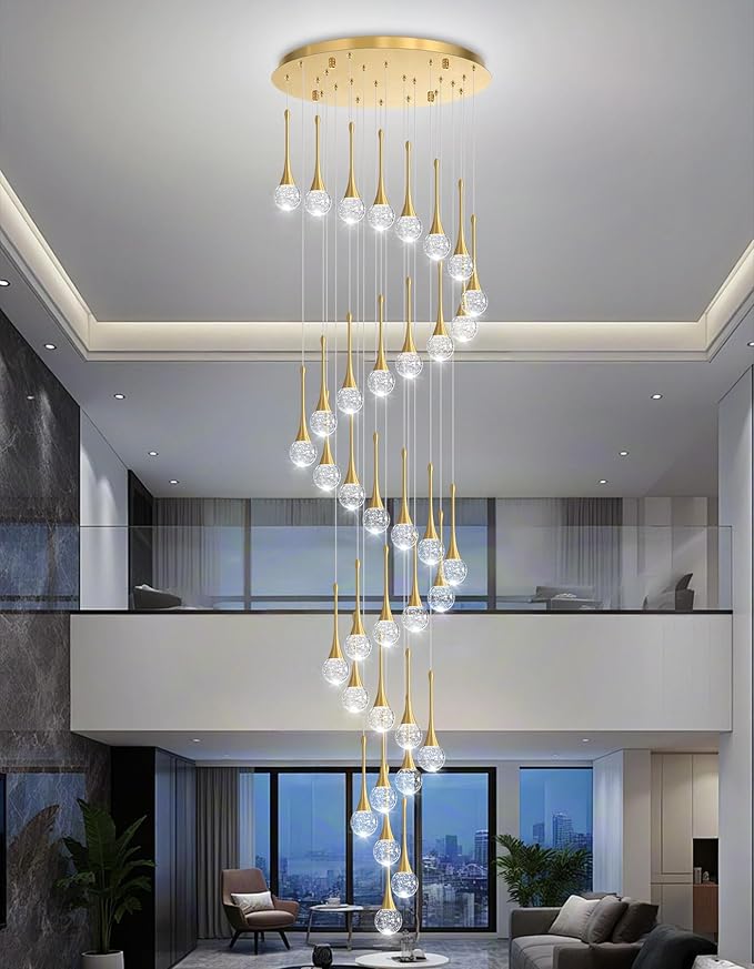 36 Light Modern Glam Crystal Chandelier - Image 7