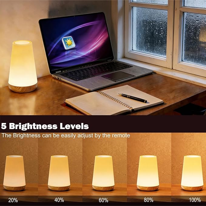 LED Night Light Touch Lamp Bedside Table Lamp - Image 4