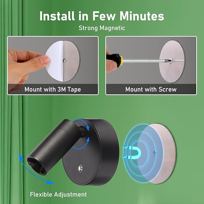 Wireless LED Spotlight, Rechargeable Floor Uplighting Indoor, Battery Operated - Image 5
