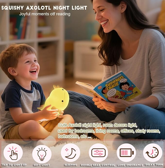 DREAMING MY DREAM Axolotl Night Light - Image 5