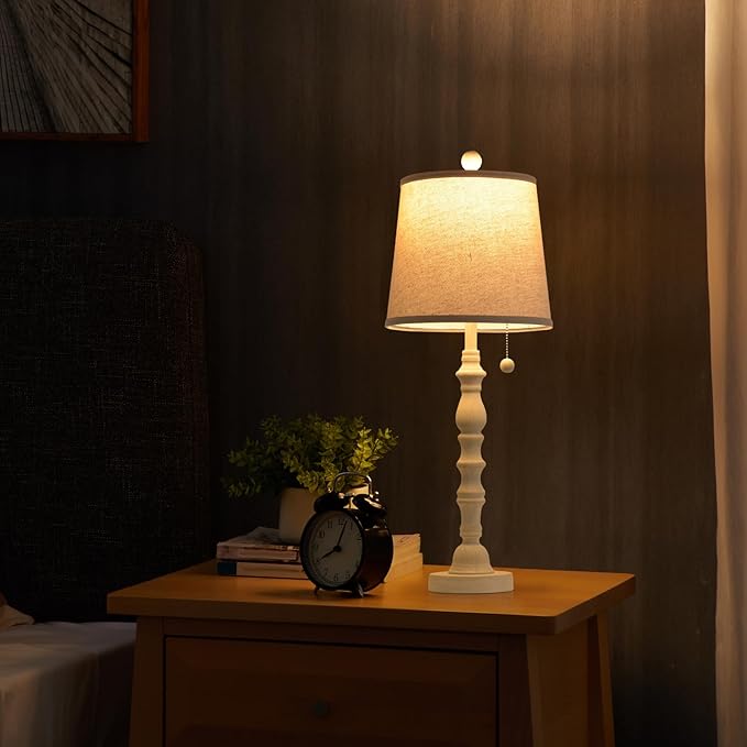 Terpsichore Lamps for Living Room Modern Farmhouse Table Lamp Bedside Reading - Image 3