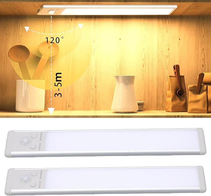 Fockety Under Cabinet Light, Built in 3000mAh Battery, Cordless Magnetic Motion - Image 4