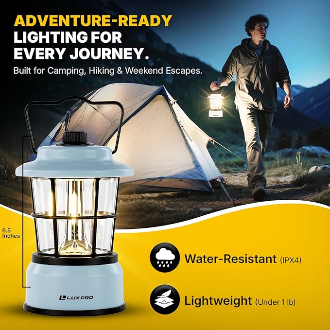 LUXPRO Retro LED Lantern - Image 7