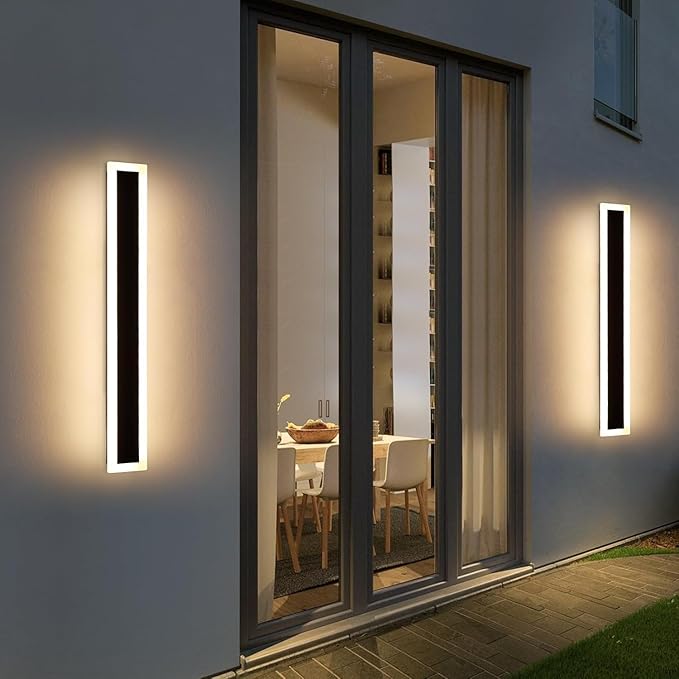 Upgrade Widened 2 Pack Modern Outdoor Wall Light Fixtures, 39.3inch Dimmable - Image 9
